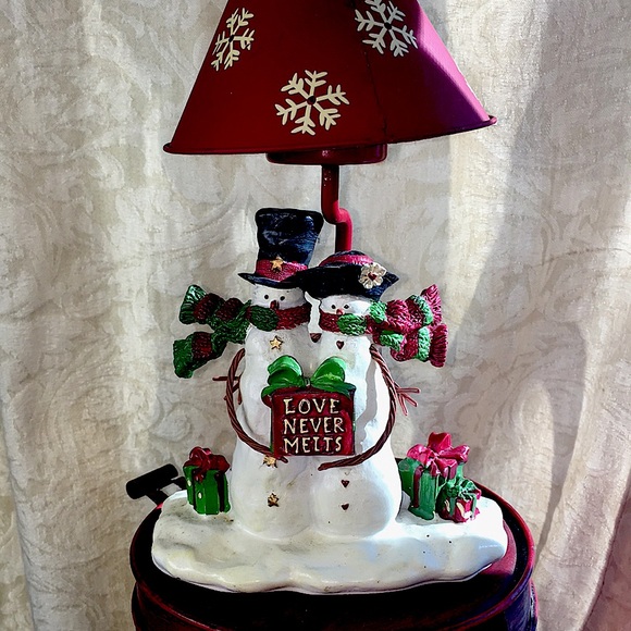 Yankee Candle Holiday Nwot Yankee Candle Christmas Lamp Poshmark